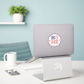USA ZUHAUSE AUFKLEBER (Laptop auf Schreibtisch)