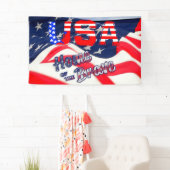 USA Zuhause der Brave Banner (Insitu)