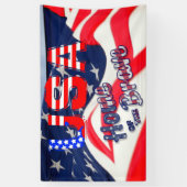 USA Zuhause der Brave Banner (Vertikal)