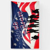 USA Zuhause der Brave Banner (Vertikal)