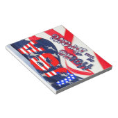 USA Zuhause der Brave Flag Notizblock (angewinkelt)