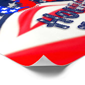 USA Zuhause der Brave Flag Poster (Ecke)