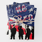 USA Zuhause der Brave Geschenkpapier Set (Beispiel)
