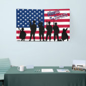 USA Zuhause des Brave Soldier Banner (Messeveranstaltung)