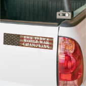 USA, zurück zu hinteren Weltkrieg-Meistern Autoaufkleber (Auf Lkw)
