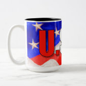 USA ZWEIFARBIGE TASSE (Links)