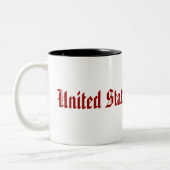 USA ZWEIFARBIGE TASSE (Links)