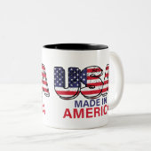 USA ZWEIFARBIGE TASSE (VorderseiteRechts)