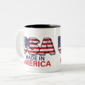 USA ZWEIFARBIGE TASSE (Vorderseite Links)