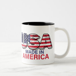 USA ZWEIFARBIGE TASSE