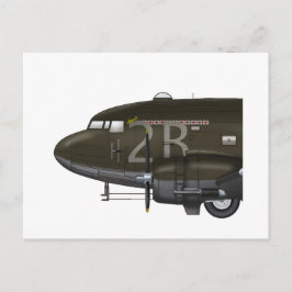 USAAF C-47 Skytrain nose art Postkarte