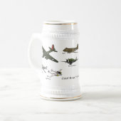 USAAF-Gedenkstein Bierglas (Vorderseite Links)