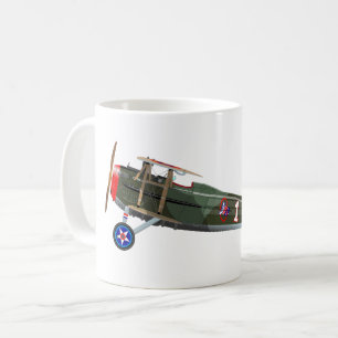 USAAF SPAD XIII Doppeldecker-Tasse Kaffeetasse