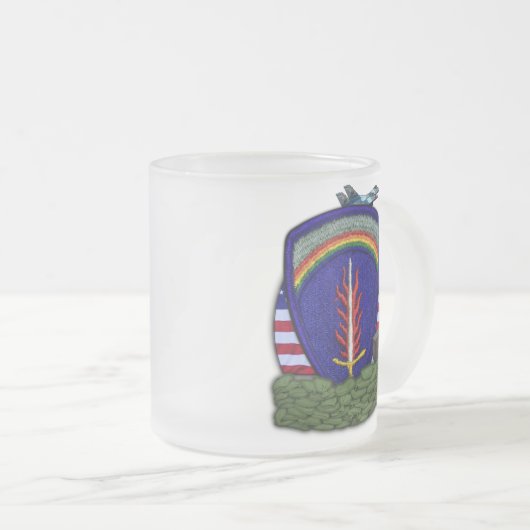 USAB USAREUR Pflaster Tasse (VorderseiteRechts)