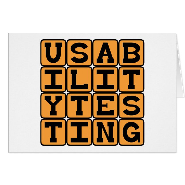 Usability Testing, Beta Bühne Testing (Vorderseite (Horizontal))
