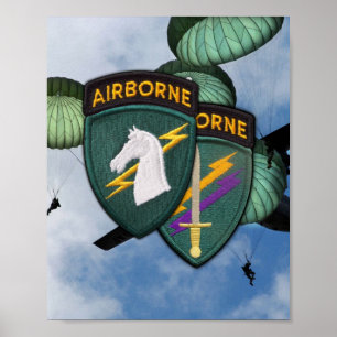 USACAPOC 1. Special Ops Patch drucken Poster