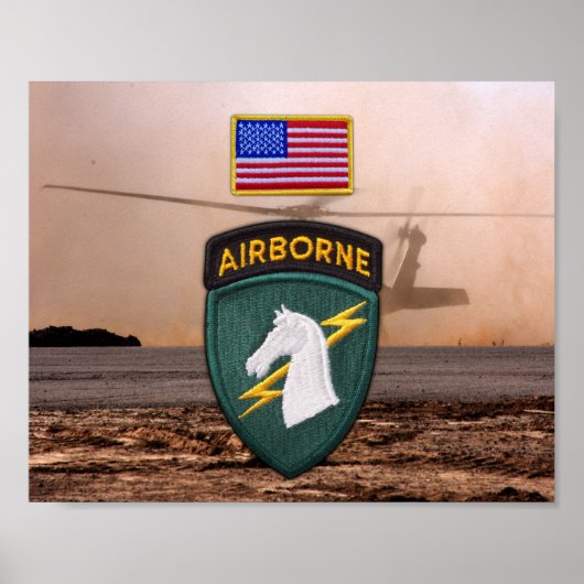 USACAPOC(A) 1. Special Ops Vets Patch Poster (Vorne)