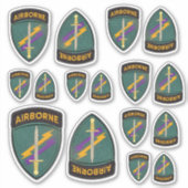 USACAPOC(A) Army Zivil Affairs Contour Sticker (Vorderseite)
