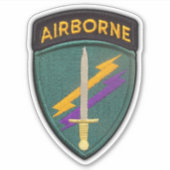 USACAPOC(A) Army Zivil Affairs Contour Sticker (Vorderseite)