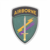 USACAPOC(A) Army Zivil Affairs Contour Sticker (Vorderseite)