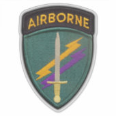 USACAPOC(A) Army Zivil Affairs Contour Sticker (Vorderseite)