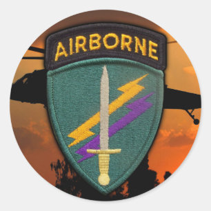 USACAPOC(A) Special Ops Patch Veterans Veterans Ve Runder Aufkleber