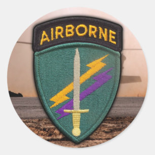 USACAPOC(A) Spezielle Ops-Pflaster Runder Aufkleber