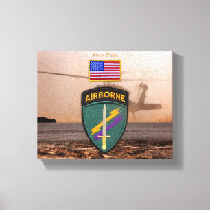 USACAPOC Special Ops veterans veterans veterans Pa Leinwanddruck