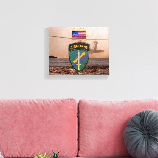 USACAPOC Special Ops veterans veterans veterans Pa Leinwanddruck (Insitu (Wohnzimmer))