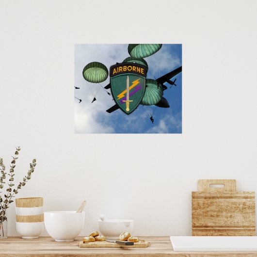 USACAPOC Special Ops Zivil Affairs Patch Poster (Küche)