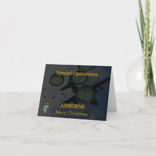 USACAPOC Special ops ziviles Patchard Feiertagskarte