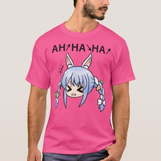 Usada Pekora Chibi T-Shirt (Vorderseite)