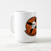 USAF 6th Weapons Squadron Military Emblem Kaffeetasse (Vorderseite Links)