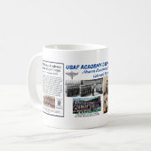 USAF Academy Drum & Bugle Corps Kaffeepause Tasse (Vorderseite Links)
