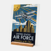 USAF Art Deco Acrylschild (Winkel)
