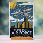 USAF Art Deco Acrylschild (Neutral)