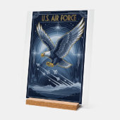 USAF Art Deco Acrylschild (Winkel)