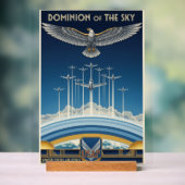 USAF Art Deco Acrylschild (Neutral)