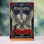 USAF Art Deco Acrylschild (Neutral)