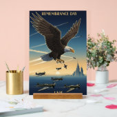 USAF Art Deco Acrylschild (Hochzeit)