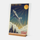 USAF Art Deco Acrylschild (Winkel)