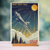 USAF Art Deco Acrylschild (Neutral)