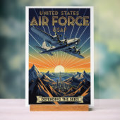 USAF Art Deco Acrylschild (Neutral)