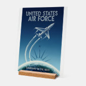 USAF Art Deco Acrylschild (Winkel)