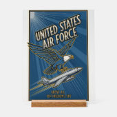 USAF Art Deco Acrylschild (Vorderseite)