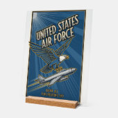 USAF Art Deco Acrylschild (Winkel)