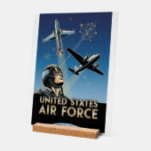 USAF Art Deco Acrylschild (Winkel)