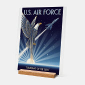 USAF Art Deco Acrylschild (Winkel)