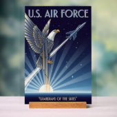 USAF Art Deco Acrylschild (Neutral)