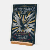 USAF Art Deco Acrylschild (Winkel)